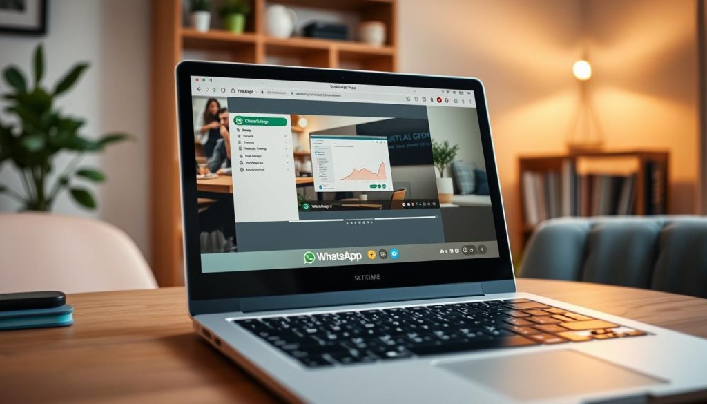 WhatsApp screen sharing